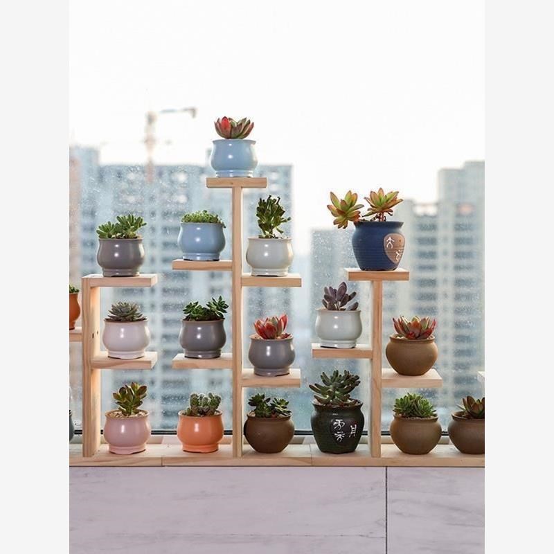 多层花架子多层室内o客厅桌面小花架阳台花盆架置物室多肉置物架