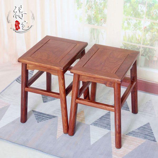刺猬紫檀木高方凳花梨木实木四方凳餐桌凳茶桌椅子中式红木高板凳,住宅家具,红木椅凳,淘宝优惠券,粉丝福利购,淘宝优惠卷