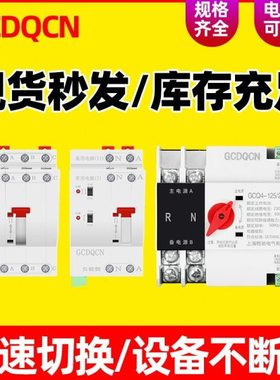 不断电双电源自动转换开关家用2P63AUPS市电毫秒级充电桩切换开关