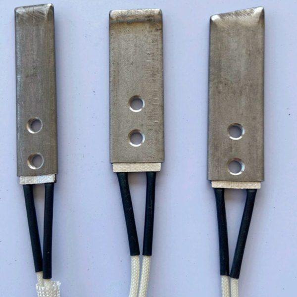 半自动打包机配件烫头组合发热熔接烙烫带片永创双电机内热式烫头