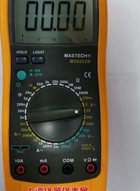 ST仪防D(M/E华背  ) 22MA S8数字万用表灯 模M2带22光CHS82G拟烧