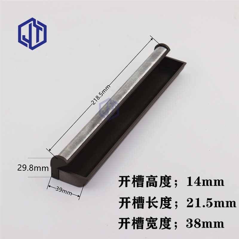 门可门吸暗扣木扣意皮革把手贴y皮饰面门隐形塑意大利拉手式手风