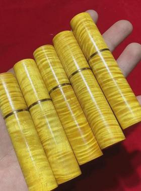 金丝楠木牙签筒随身便捷式小牙签盒满水波大V叶楠木牙签罐