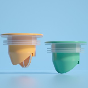 防g臭地漏芯卫生间下水道防臭神器返地漏防虫盖反味内芯 2只装