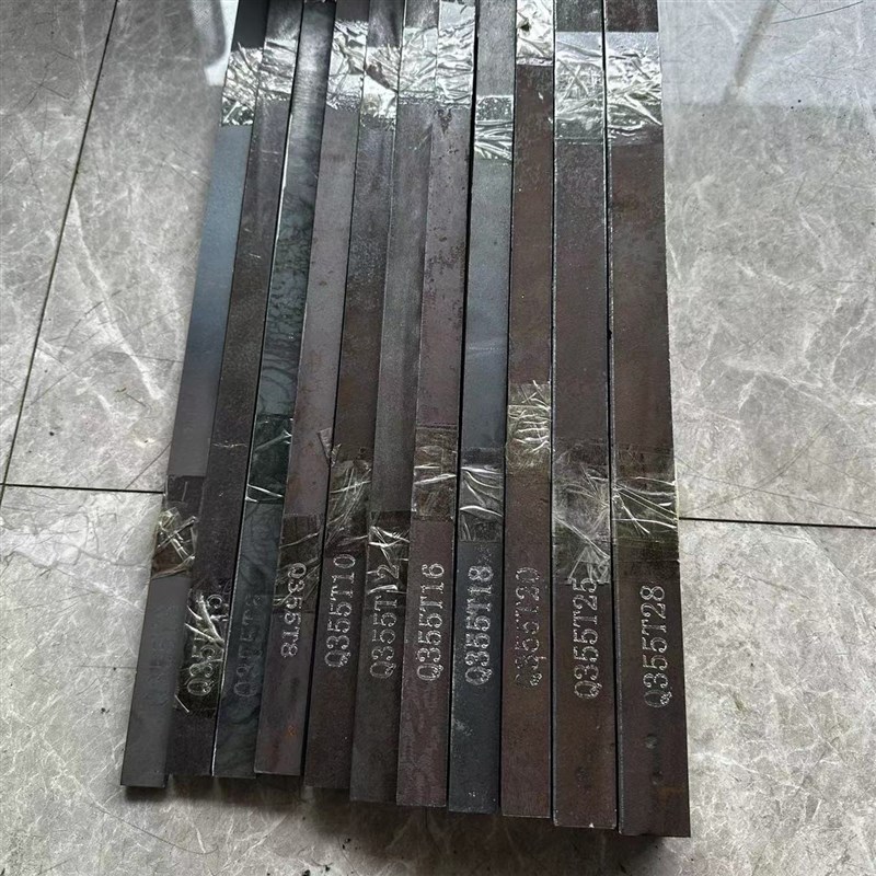 钢板检测样品条形送检定制Q235BQ345BQ355B低合金激光冷切割加工