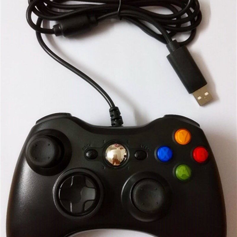 xbox360外观 PC游戏手柄 USB电脑PC有线游戏手柄双振动 厂家直销