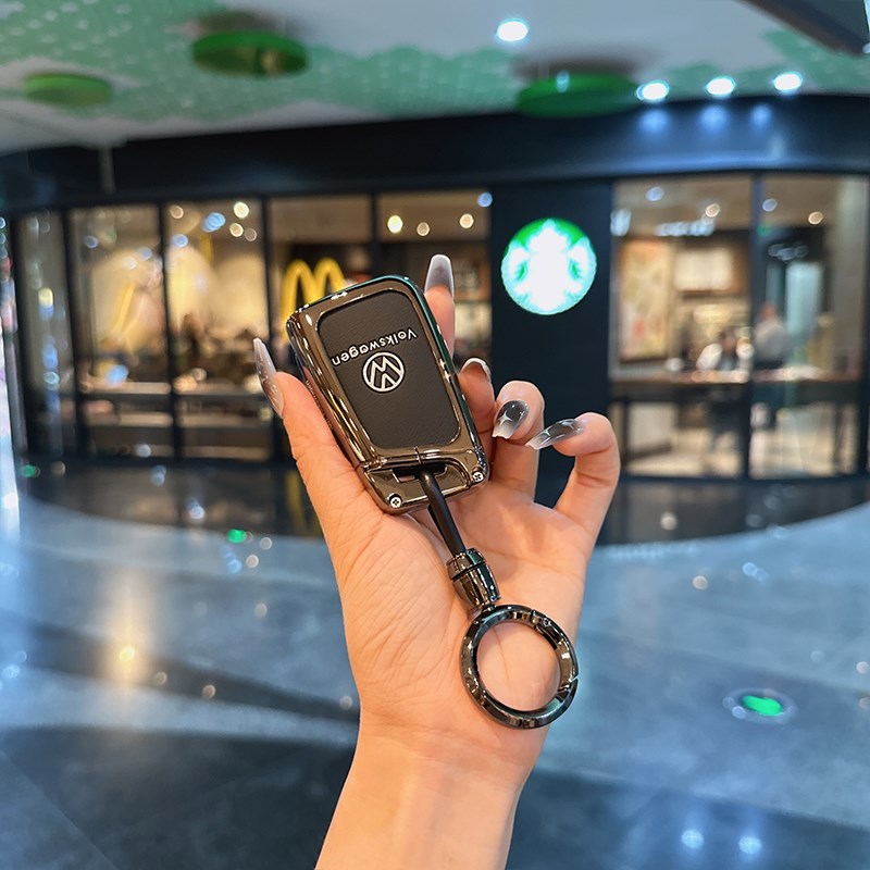 适用大众钥匙套新速腾探岳途观L途昂车朗逸探歌影凌渡包保护壳扣