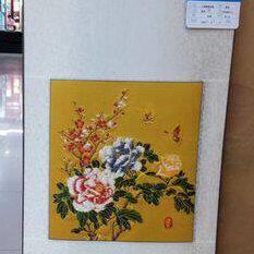 送老外工艺品/礼品/南京特产 南京云锦 吉祥云锦 牡丹花精品挂轴