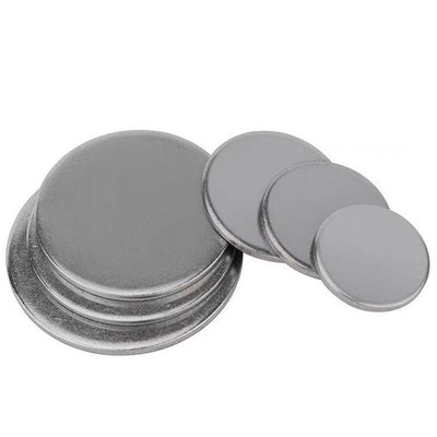 304不锈钢实心垫片冲压圆片无孔平封片圆形垫封管阻流塞不锈钢片