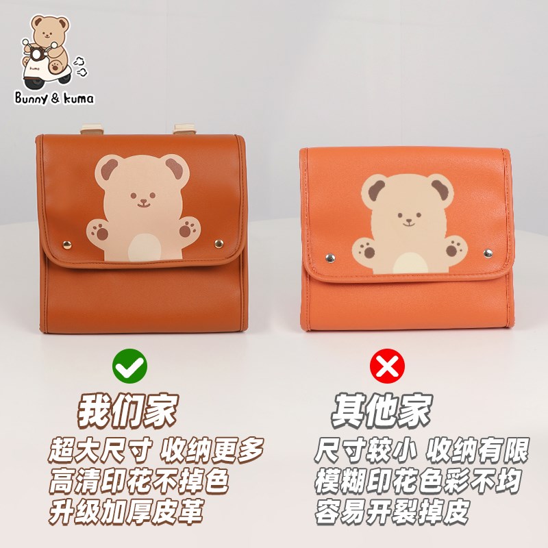 电动车前置储物兜挂物包电瓶摩托车收纳挂袋防水手机袋子置物神器