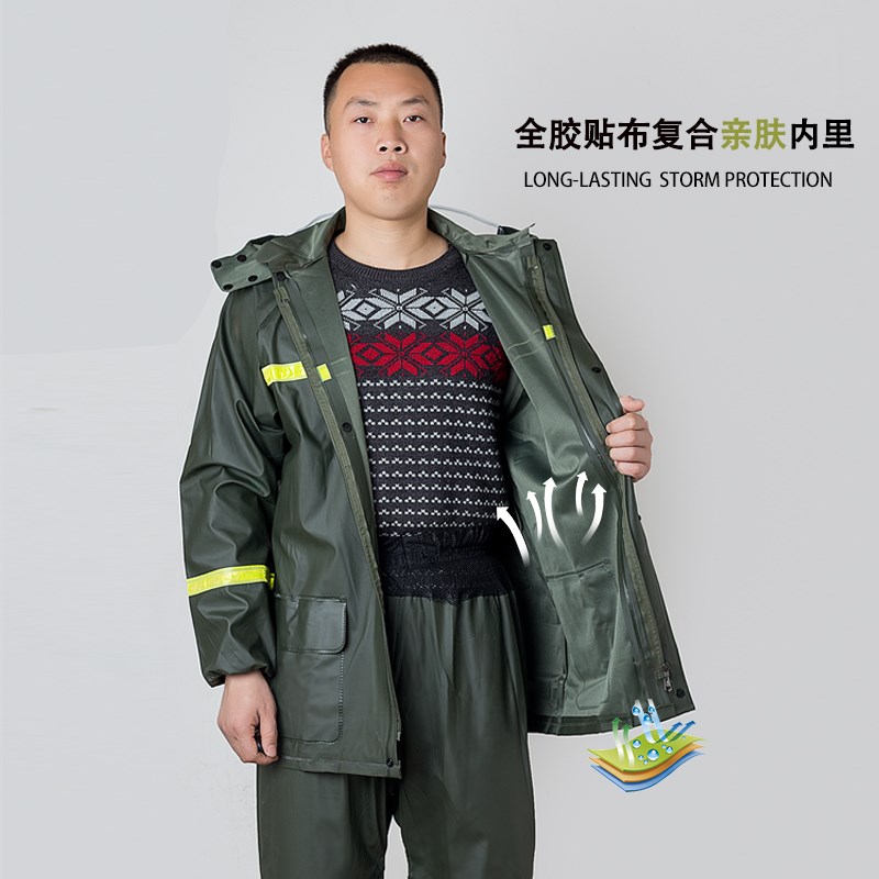 雨衣雨裤套装成人外穿分体式男款外卖骑手单人全身摩托车电瓶车骑