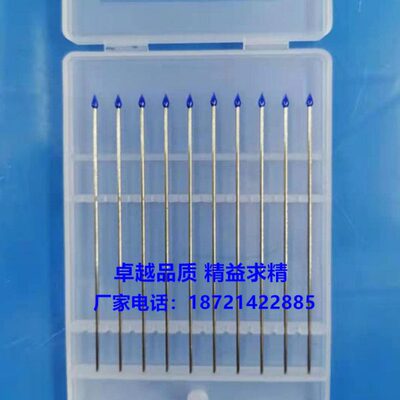 ESD蓝色尖头不锈钢杆粘尘棒  镜头擦拭笔 防静电胶棒 除尘棒