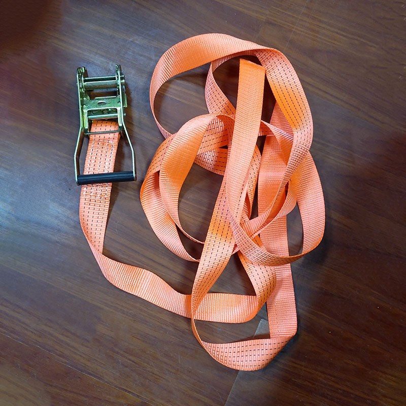 瓷砖用扎b带捆绑带 5M涤纶捆绑带收紧器 重型货物绑带汽车捆绑器