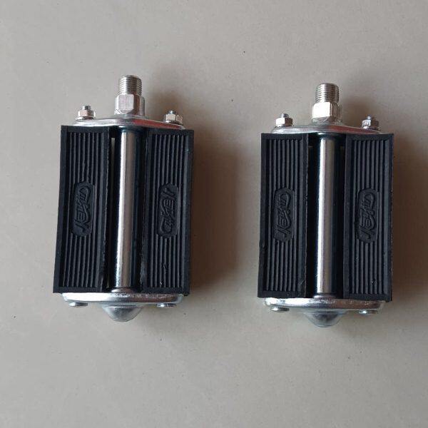 自行车杠包邮蹬脚老式配件珠大26加粗轴脚踏板二28人力三轮车八滚