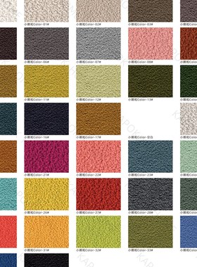 2023款【36色小颗粒Cwolor】高档纯色小颗粒绒布柔软舒适