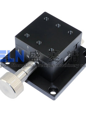 售X轴LWX4040o带底板调节燕尾槽手动平台齿轮齿条驱动位移滑台