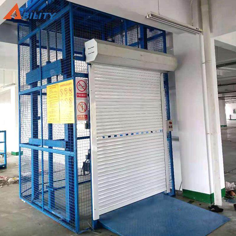 厂家直供厂房仓库导轨式液压升降平台室内电动货梯