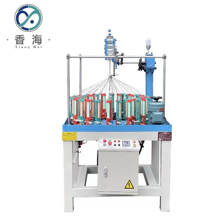 48锭编织机可适用于安全绳、攀岩绳、安全辅助用绳等