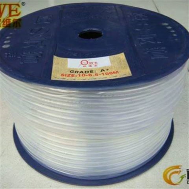 OWE-A欧10*6.5mm气管透明白色10I0米轮装POE管风管塑料软管
