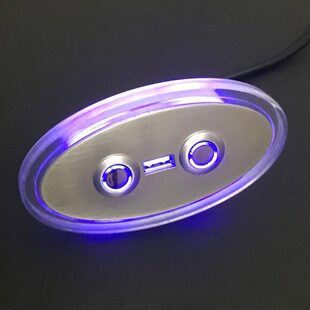 升降桌手柄推杆电机电动沙发手控制器金属调节控开关仿器按摩椅