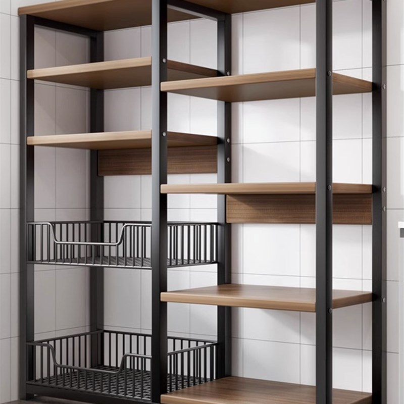 多层收纳置物架货架落地杂物架子展示架家用阳P台厨房多功能置物