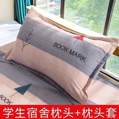 枕头枕芯学生宿h舍枕头一对装卡通情侣可拆洗枕套单双人家用中枕