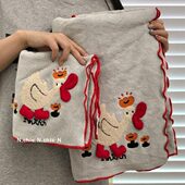 可爱浴巾女可穿可裹浴裙大人宿舍洗澡浴袍式 裹巾毛巾家用吸水速干