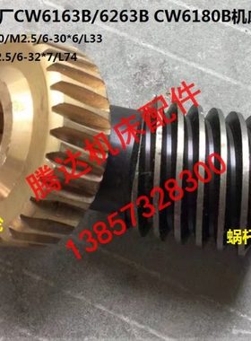 安阳机床厂CW6163B CW6180B车床配件6012蜗轮Z30 6109蜗杆L74