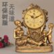 GODDESS钟表欧式 客厅卧室树脂座钟静音时钟桌面摆件创意台钟