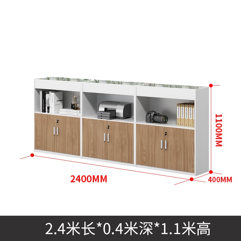 花槽柜隔断柜绿植柜花草柜子办公室屏F风隔断矮柜花架置物架隔断