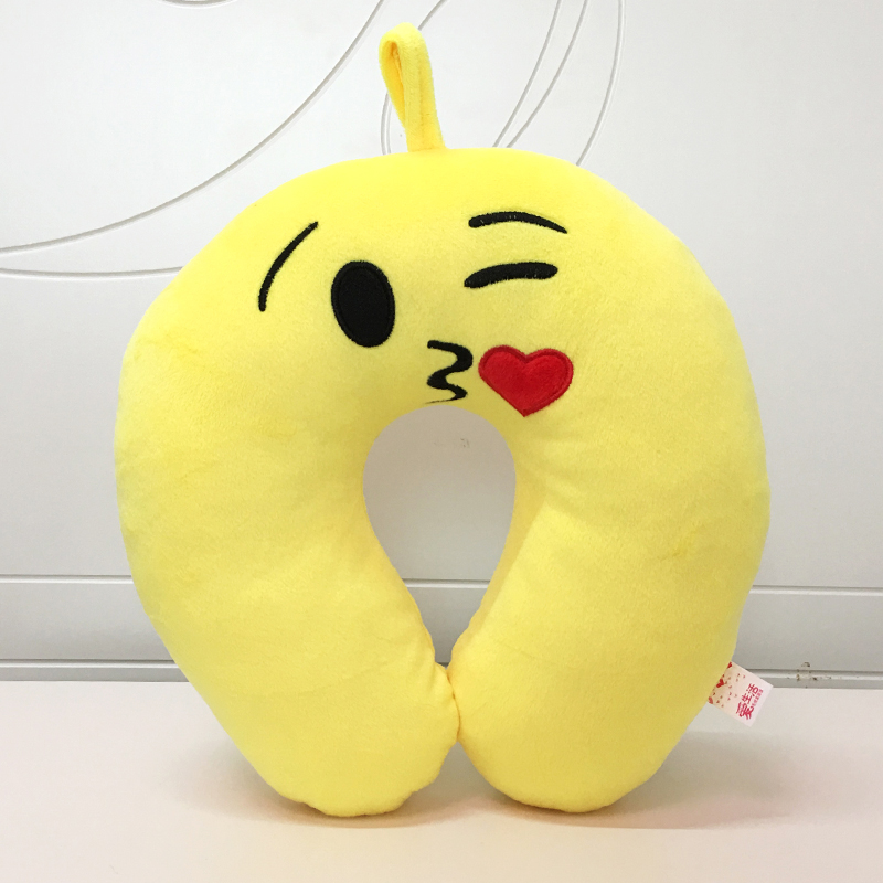 卡通U型枕头枕午睡枕颈椎U形x枕毛绒U型护颈脖子U枕飞机枕旅行枕