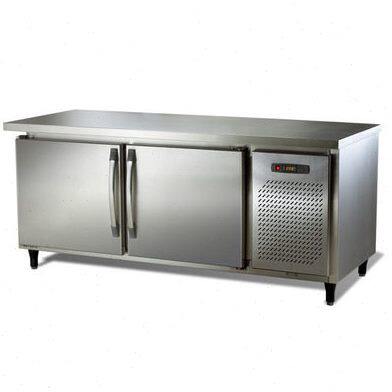 劲力小厨神1.5米Z0.3L2P平面冷冻工作台 保鲜操作台 全铜管冷柜