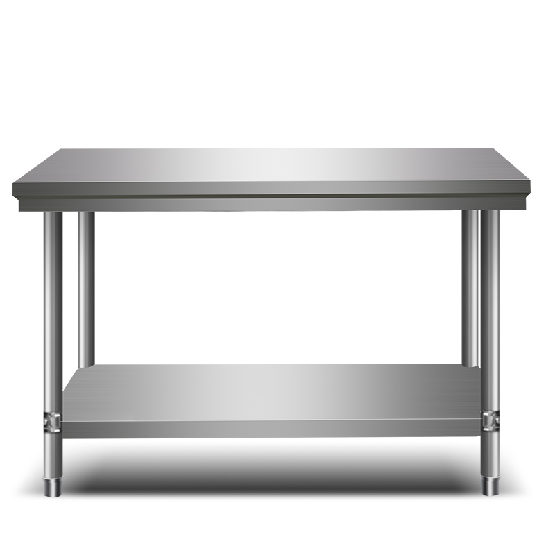 304不锈钢工作台厨房专用组装操作台工厂打包桌打荷台加厚烘焙桌