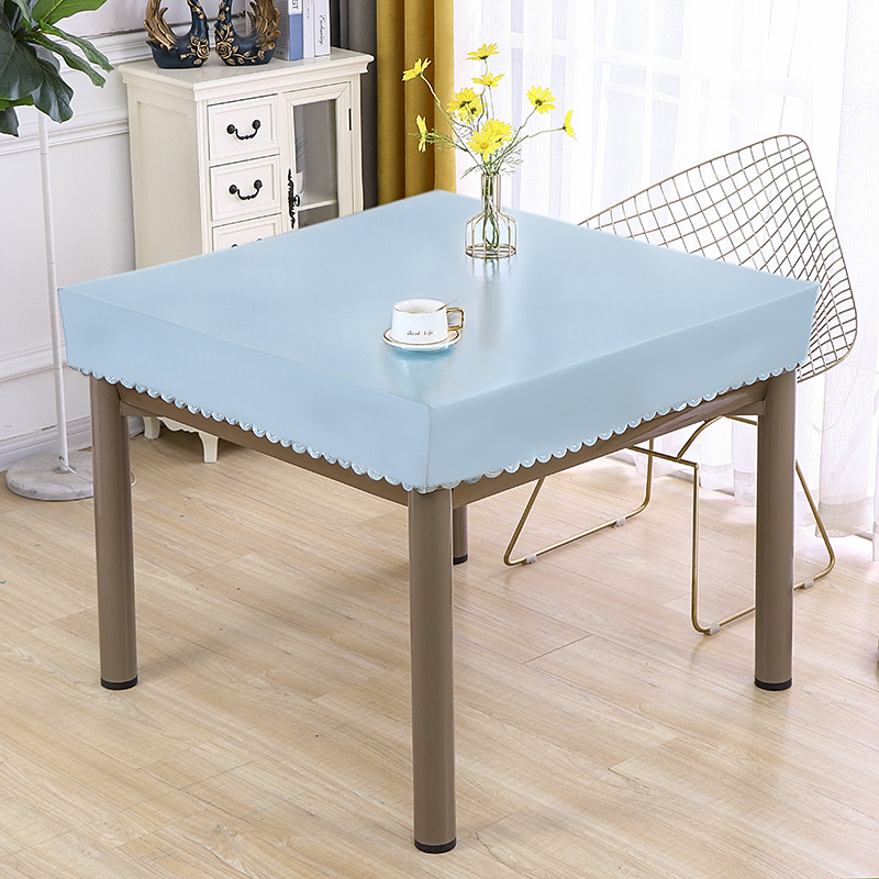 正方形烤火桌罩电炉罩防水防油防尘桌布皮套长方形茶几防烫PU皮罩