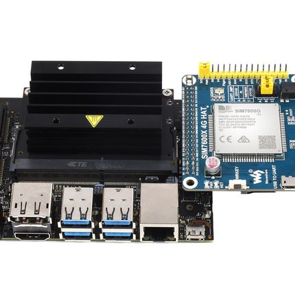 SIM7600G-H/CE 树莓派4G模块扩展板 GNSS定位 全球通 兼容3G/2G