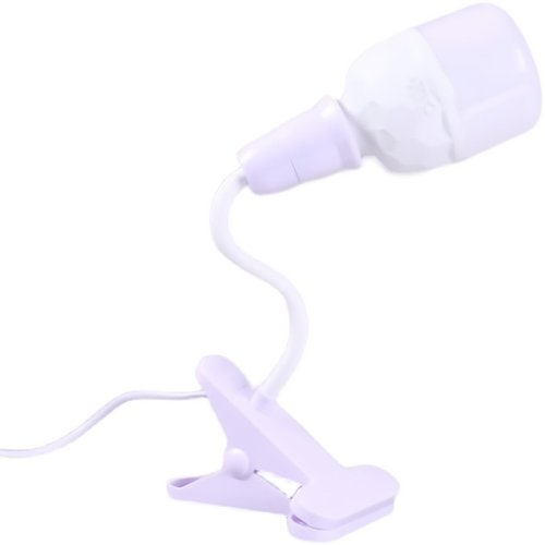 家用LED插座灯简易E27带插头开关线超亮节能电灯泡带夹子螺口灯座