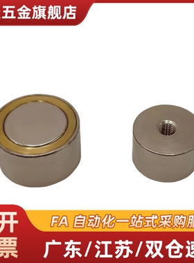 HXU/HXF/HXUM/HXUMN/HXUS/HXUSN 4/5/6/8/10/13/16/20/25带座磁铁