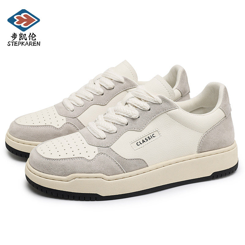 步凯伦男鞋2025新款秋季运动休闲高级感潮牌青少年工作耐磨滑板鞋