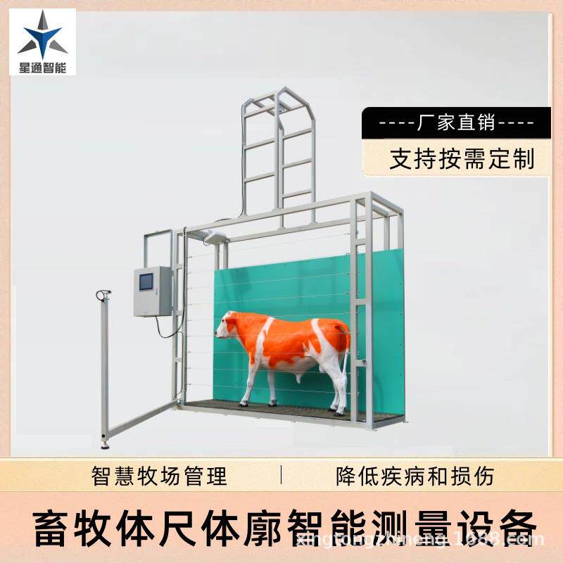 畜牧体尺数据自动测量设备无接触自动识别育种助手牛羊马智慧养殖