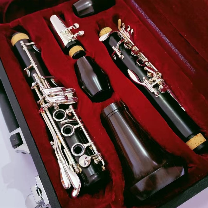 原装柏尔曼单簧管 非洲进r口乌木17键降b调镀银 考级 演奏专用级