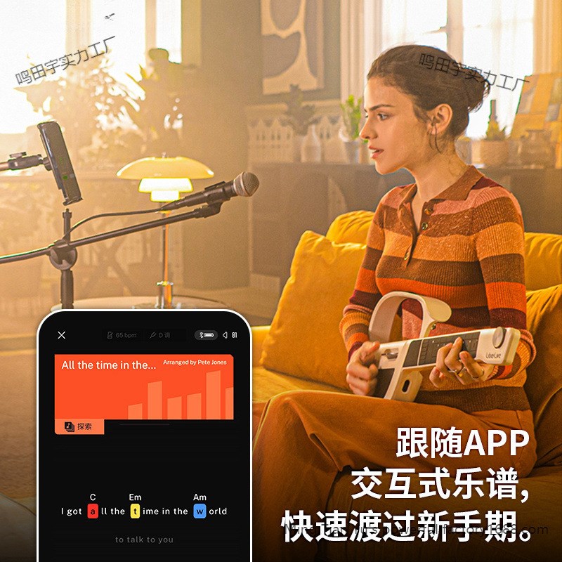 融合伴奏吉他无J弦自动挡弹唱