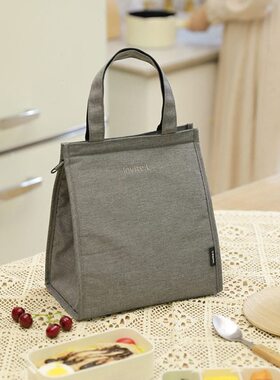 装手提学生上班餐饭盒保温袋午饭盒袋子便当包加厚铝箔大容量隔热