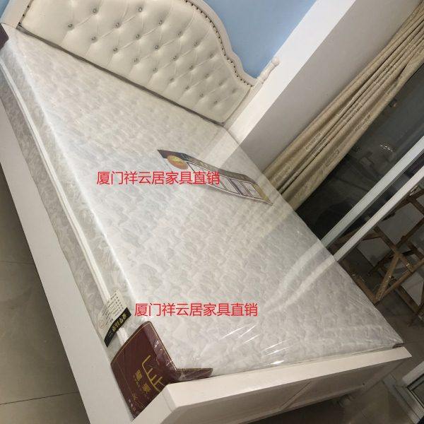 厦门实木床欧式床韩式床白色田园公主床双人床经济牢固厦门包送货