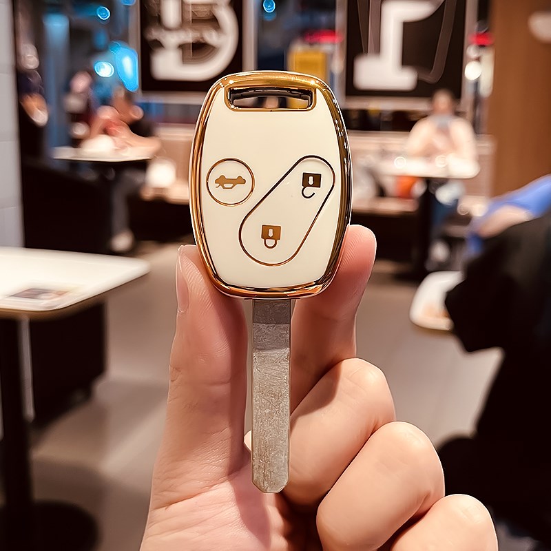 适用本田钥匙壳老款六七八代雅阁飞度CRV思域锋范车遥控改装替换