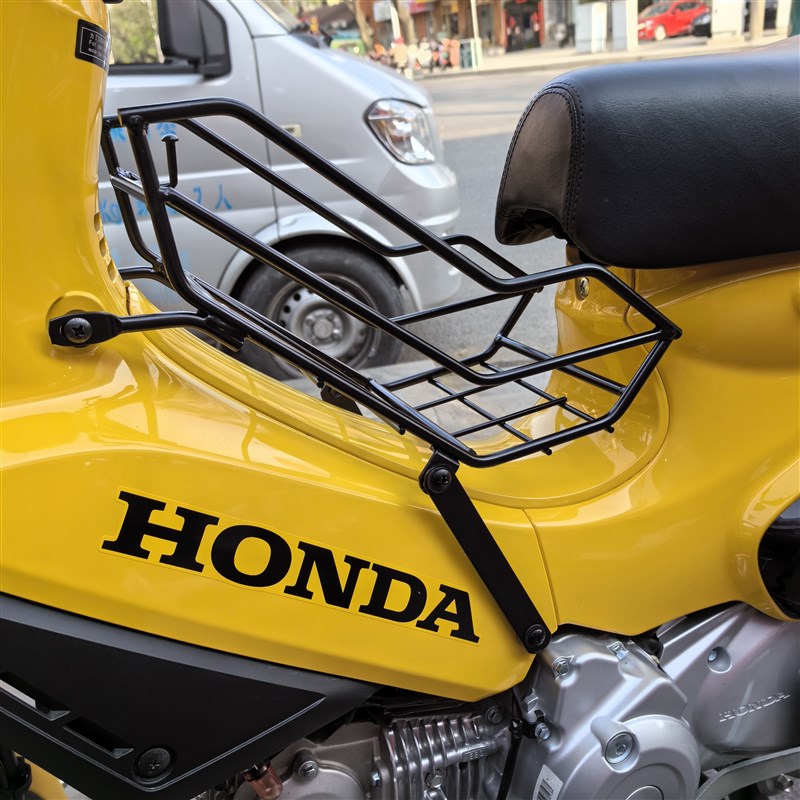 侧边包熊本熊幼兽CC110改装配件适用本田摩托车后座防水复古尾包