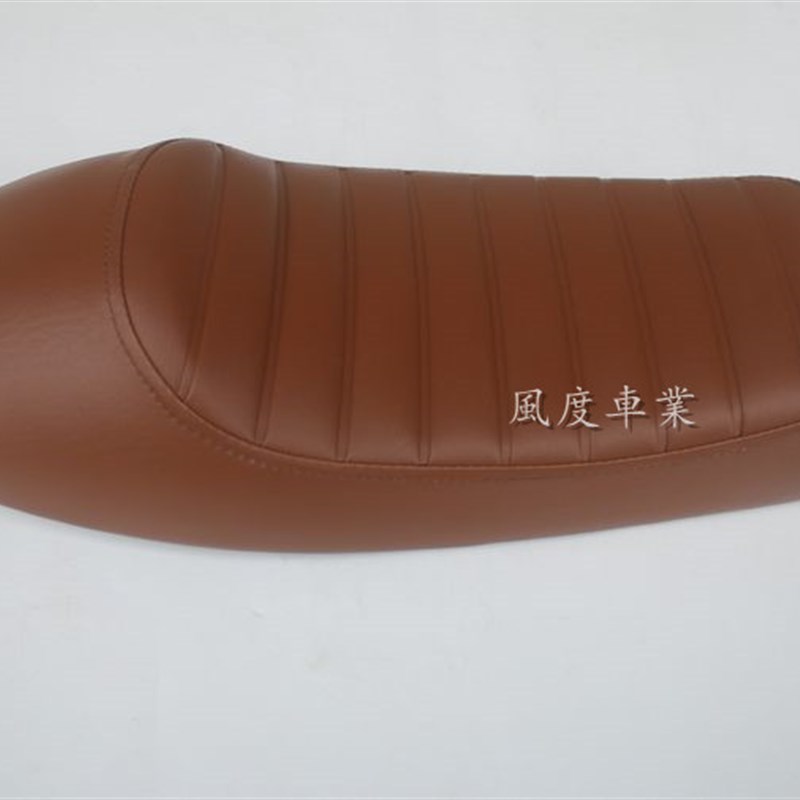 特价款复古摩托车改装超短CG 53cm 毛毛虫坐垫 驼峰座垫包