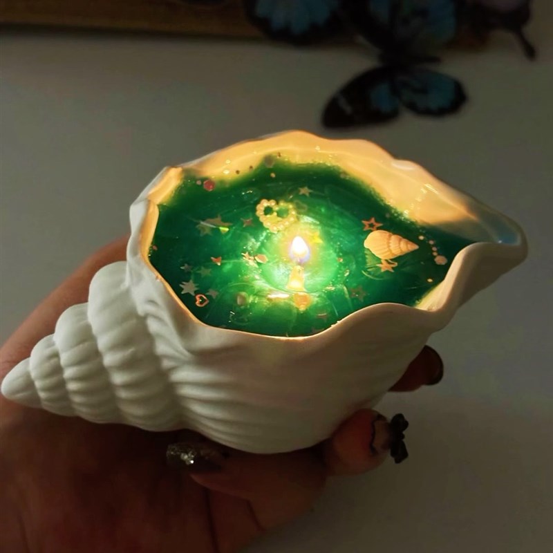 【让蜡烛代替所有灯】海螺v香薰蜡烛送女生的生日礼物送闺蜜实用