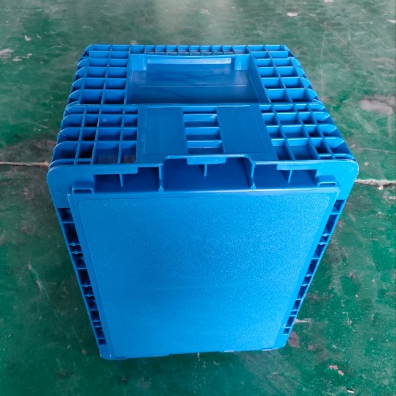 源头厂家发货F4280塑料折叠箱带卡扣包装N箱节约空间零部件组装盒