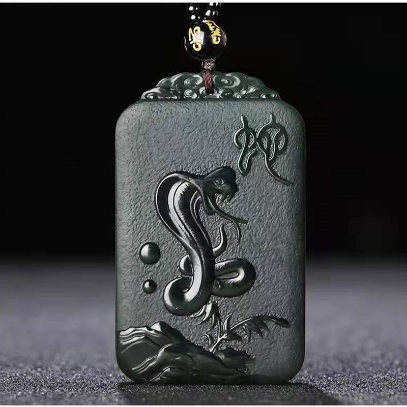 和田玉青玉守护神玉吊坠十w二生肖本命佛玉挂件男女款玉佩玉牌