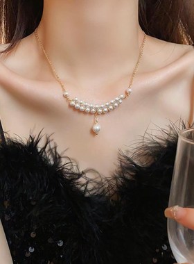 甲状腺术后遮挡项炼唯美花朵遮疤项炼适合粗疤P痕可调节弧度和长